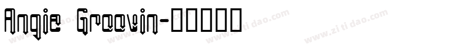 Angie Groovin字体转换